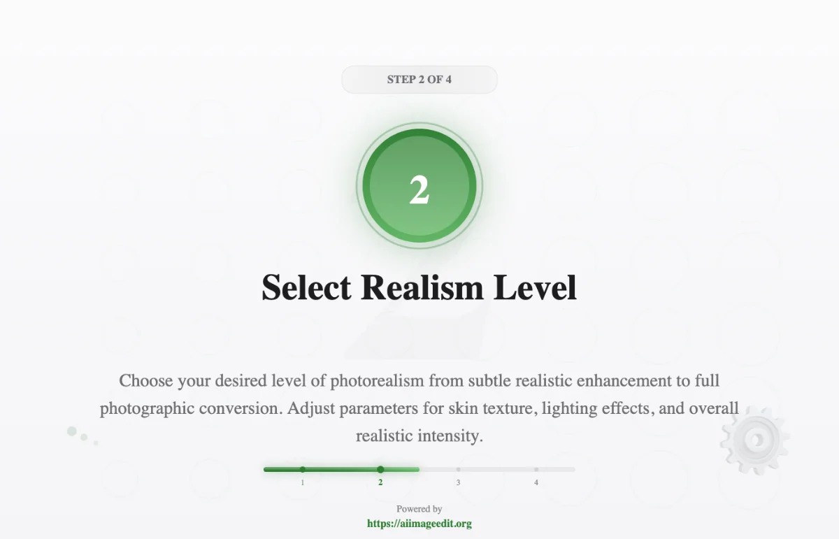 اختيار مستوى الواقعية