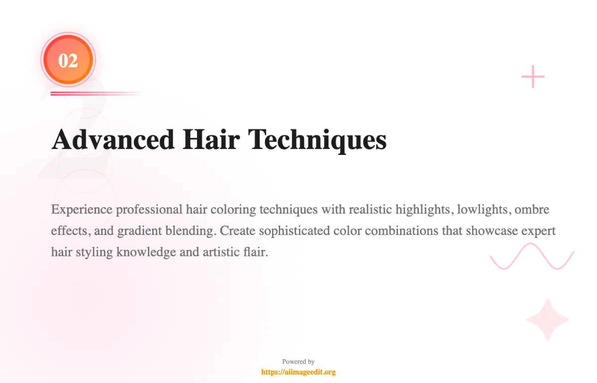 Fortschrittliche Haartechniken