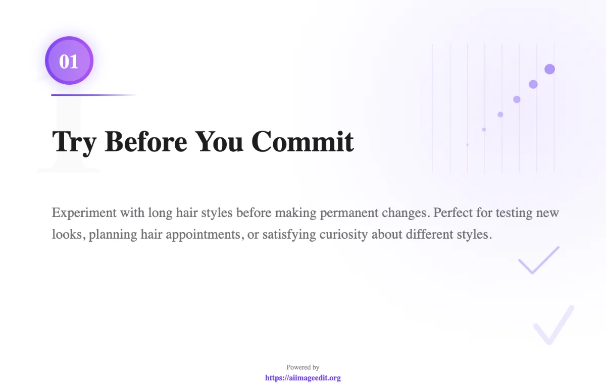 リアルなヘアスタイルマッチング