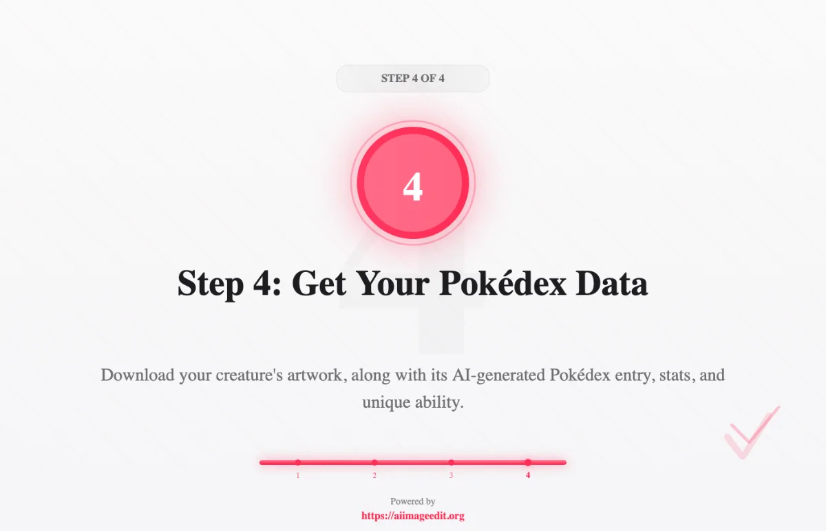 Passaggio 4: Ottieni i tuoi dati Pokédex