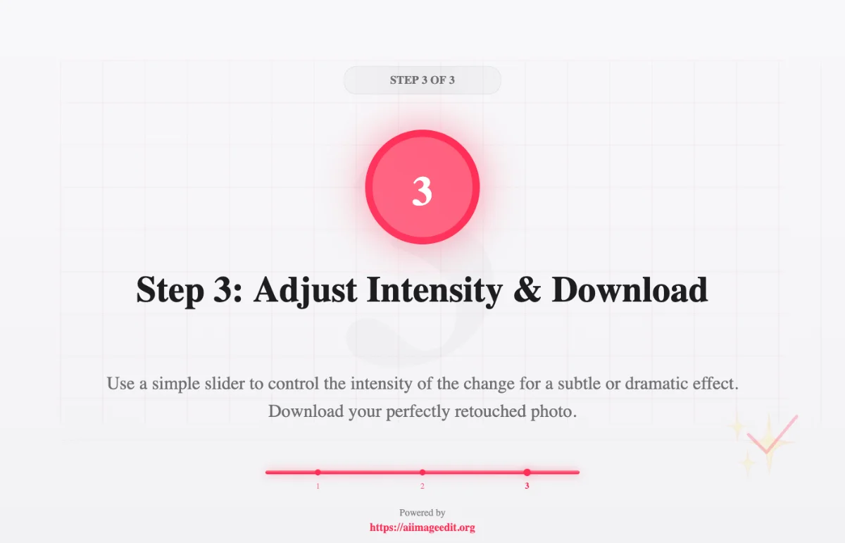 ステップ3：強度を調整してダウンロードする