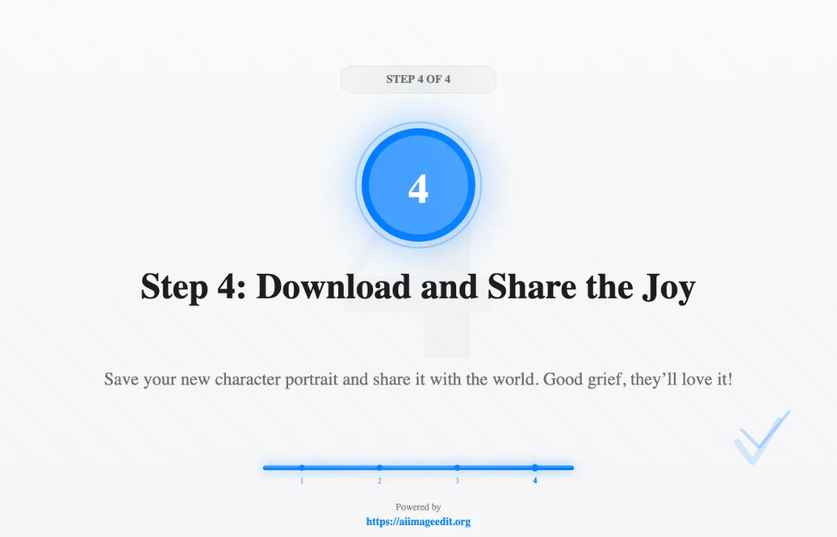 Passaggio 4: scarica e condividi la gioia