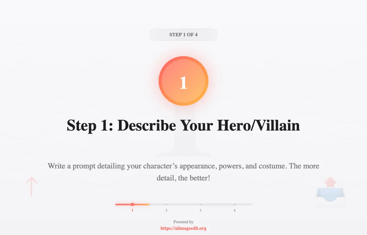 Passo 1: Descreva Seu Herói/Vilão