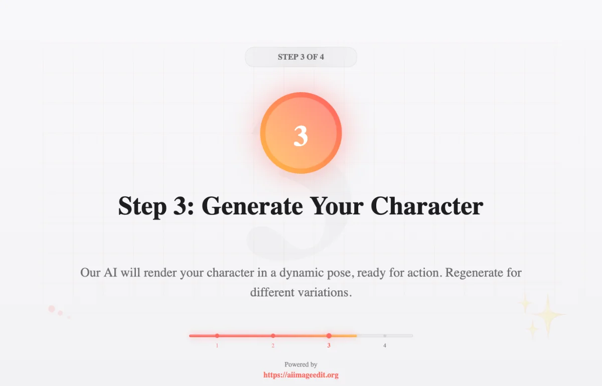 Passo 3: Gere Seu Personagem