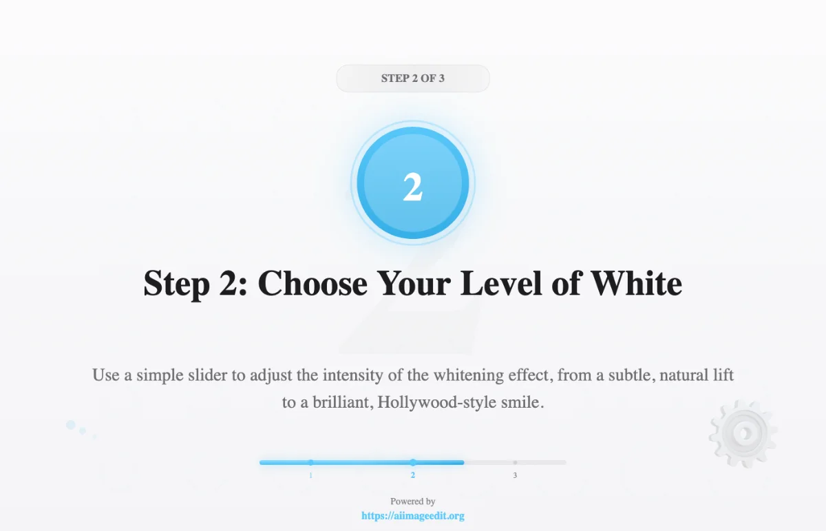 Paso 2: Elige tu Nivel de Blanco