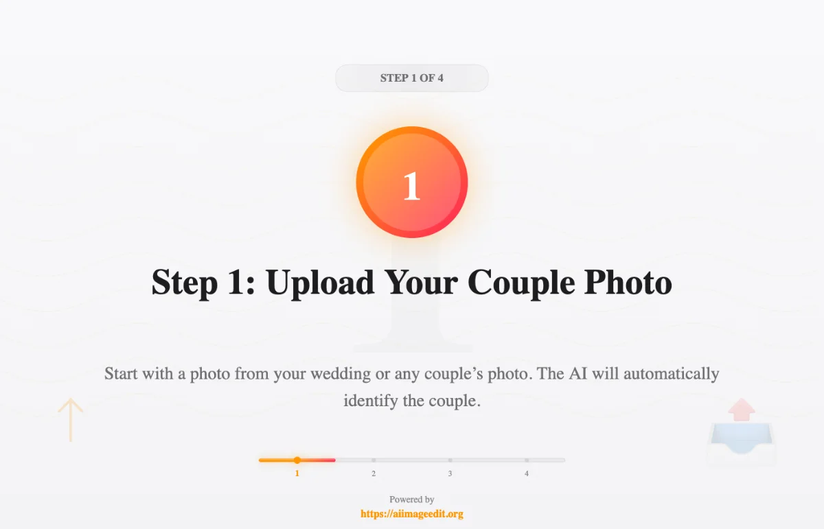 Шаг 1: Загрузите Вашу Фотографию Пары