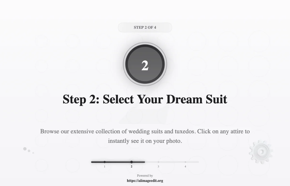 Paso 2: Selecciona tu Traje Soñado