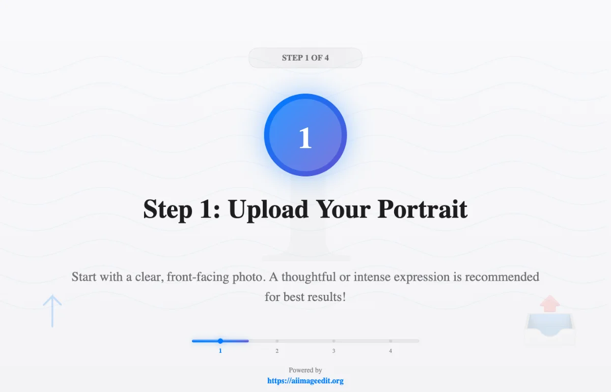 Schritt 1: Laden Sie Ihr Porträt hoch