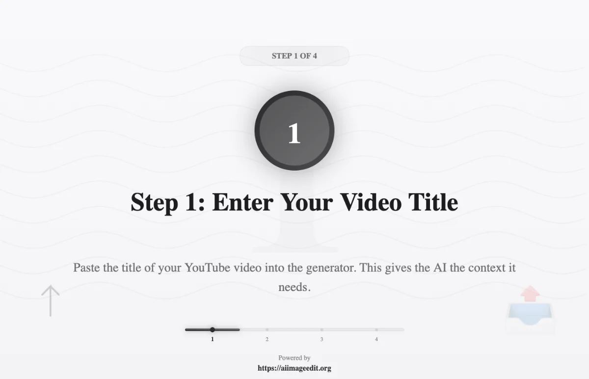 Adım 1: Video Başlığınızı Girin