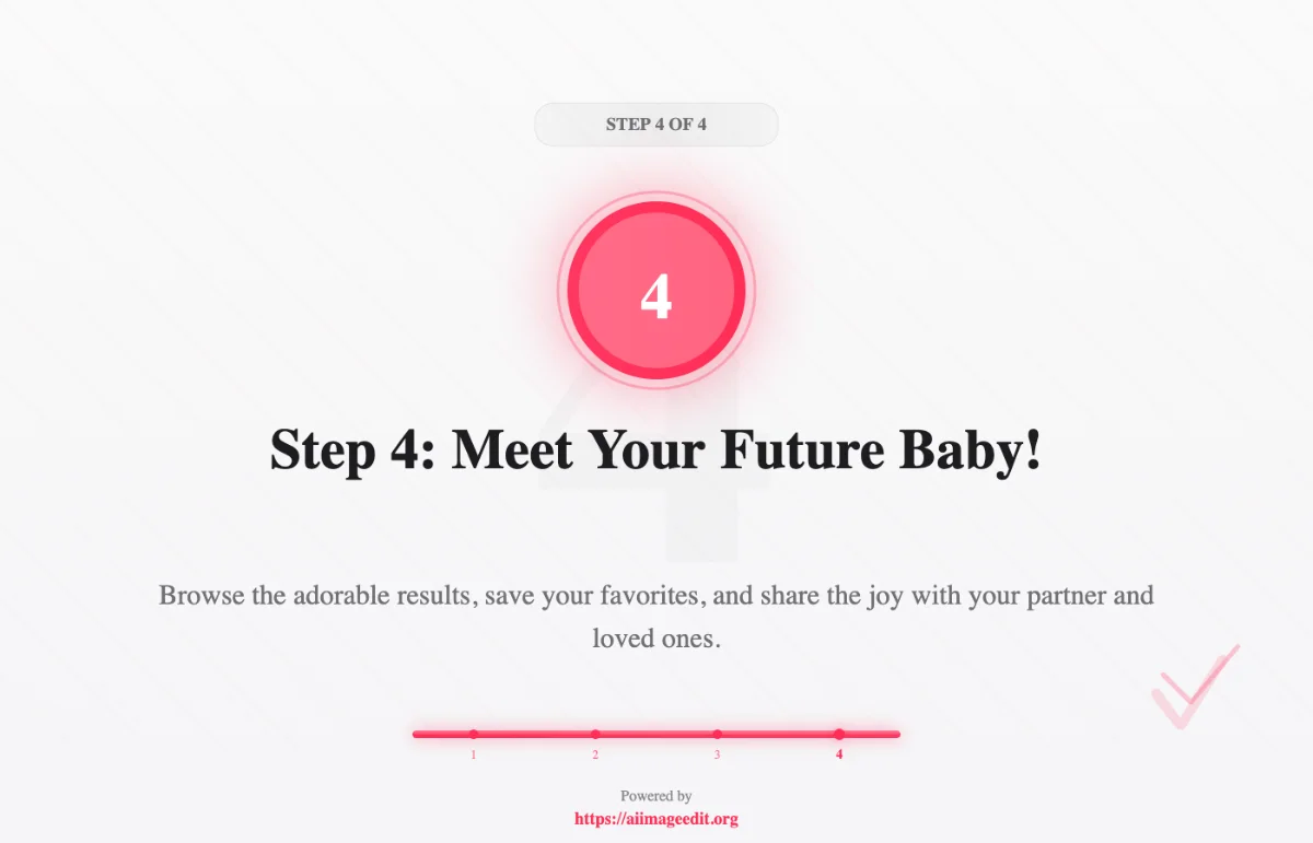Paso 4: ¡Conozca a su futuro bebé!