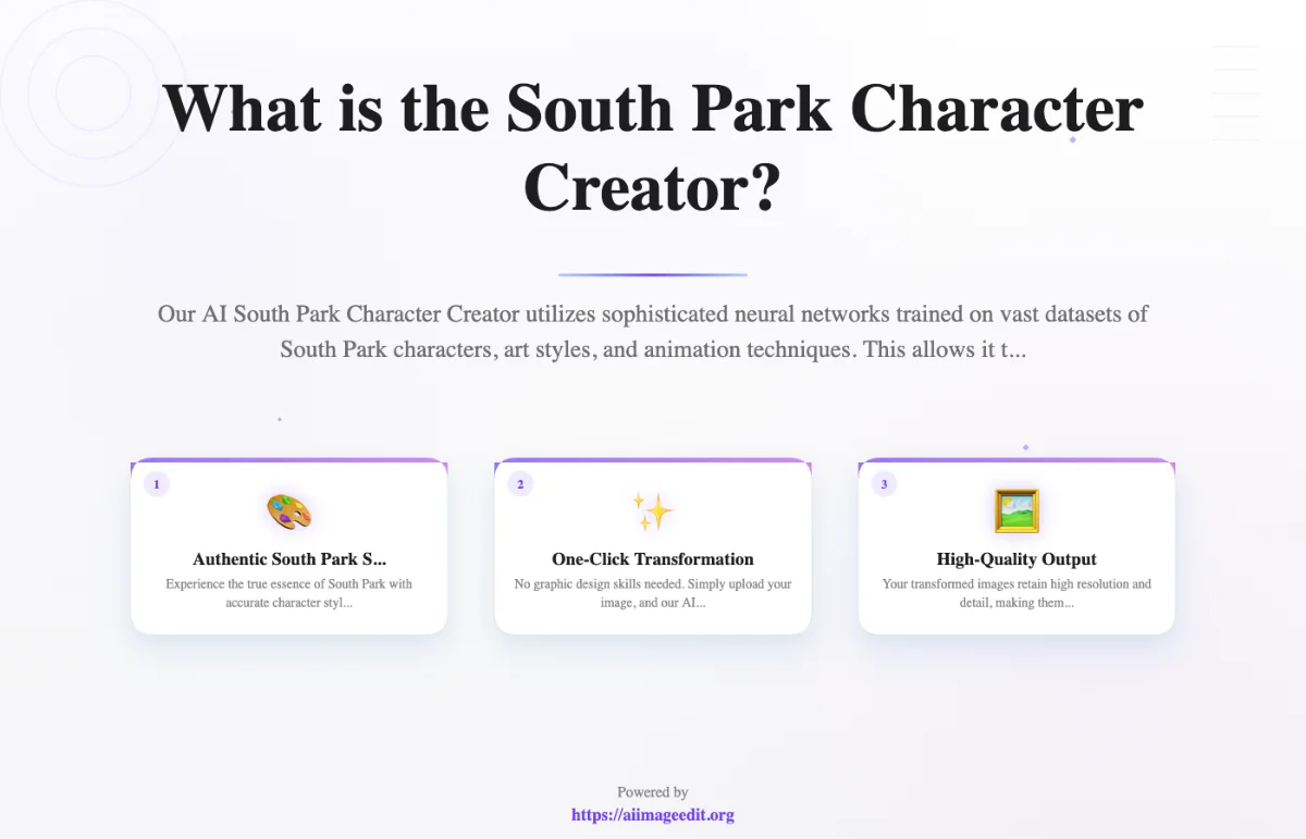South Park Character Creator Free AI Anime & Cartoon Styles Tool AI — free download